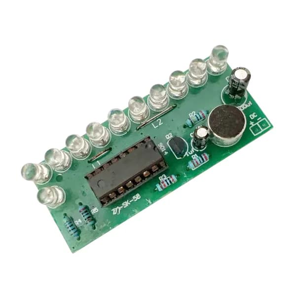 Голосовое управление LED-светильником на плате с микросхемой CD4017