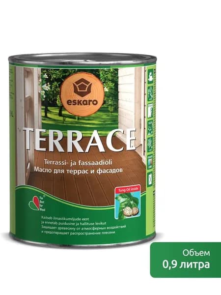 Масло для дерева декоративно-защитное ESKARO Terrace 0,9л