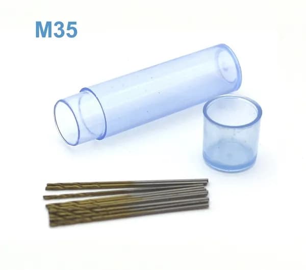42666 Мини-сверло Jas HSS M35 титановое покрытие d 0,85 мм 10 шт.