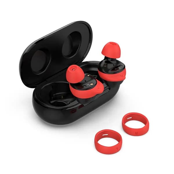 Силиконовые амбушюры для беспроводных Bluetooth-наушников Samsung Galaxy Buds+ R175 и Galaxy Buds R170, красные