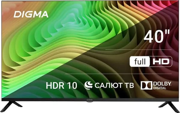 Digma Телевизор DM-LED40SBB33 43" Full HD, черный