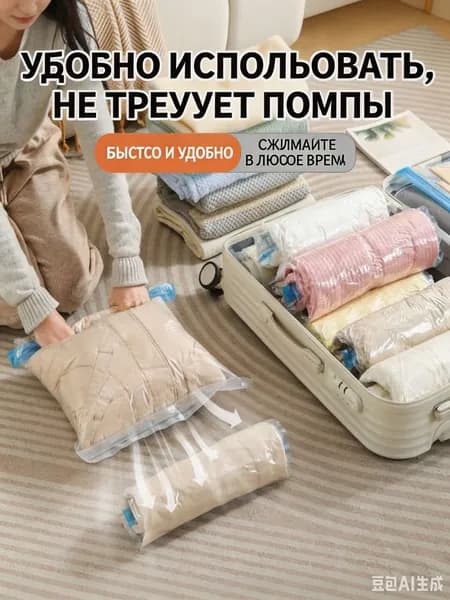Компрессионные пакеты для путешествий, герметичное хранение вещей