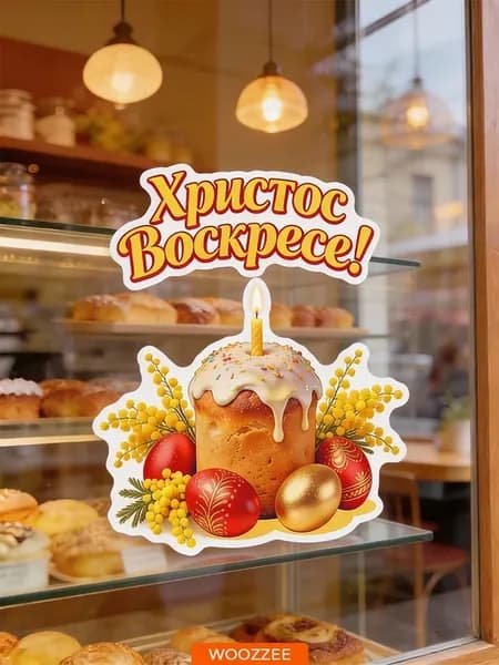 Интерьерные наклейки на пасху на стену