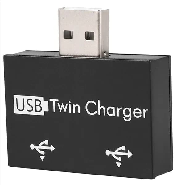 Двойной 2-Портовый USB Dc 5V Зарядный Разветвитель Концентратор Адаптер Конвертер