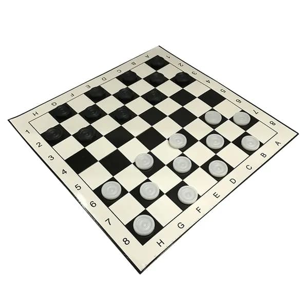Многоцветные складные пластиковые международные шашки для игры дома и на улице