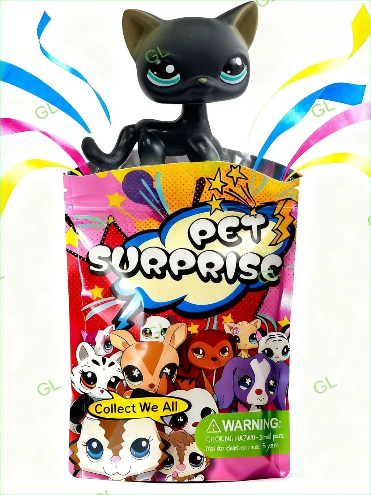 Коллекционная фигурка лопскошки из Pet Shop, премиумподарок для девочки в упаковке GL