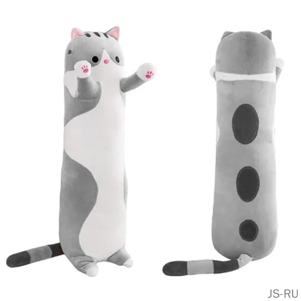 Мягкая игрушка мультяшная кошка для уютного отдыха и декора домашнего пространства