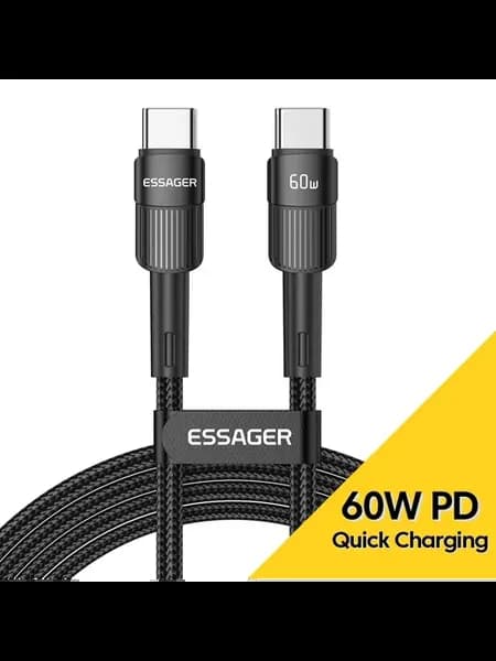 Кабель зарядный с USB Type-C на USB Type-C, 100 Вт