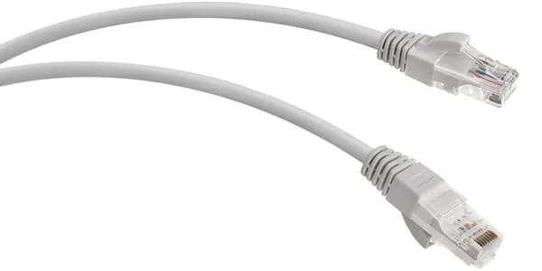 Патч корд WRline UTP RJ-45 вил.-вилка RJ-45 кат.5E 0.3м серый LSZH (уп.:1шт)