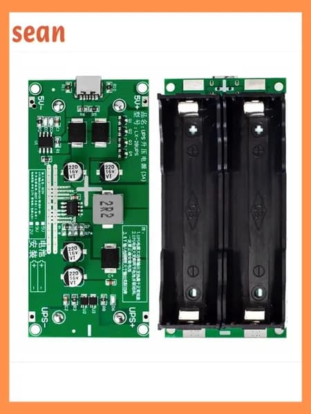 Зарядный модуль Type-C 15W 3A для аккумулятора 18650, DC-DC повышающий преобразователь 12V / UPS с быстрой зарядкой.