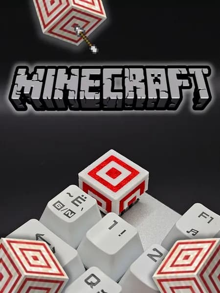 МИШЕНЬ - Кейкап для механических клавиатур (minecraft)