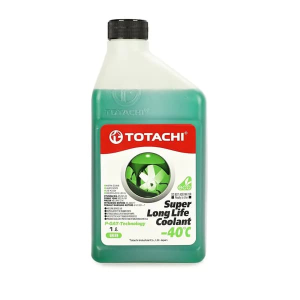Жидкость Охлаждающая Низкозамерзающая Totachi Super Long Life Coolant Green -40C 1Л (TOTACHI 41601)