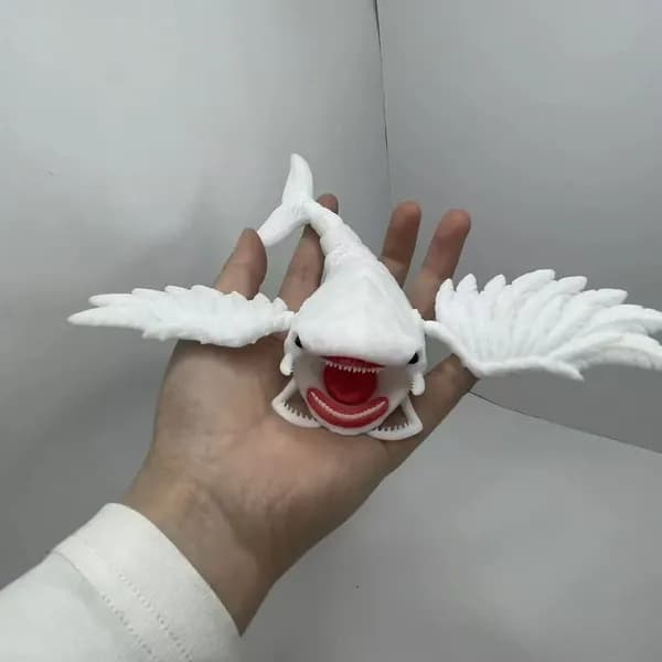 3D-печатная фигурка Мутант Блуп, Ангел, 14 см, PLA пластик