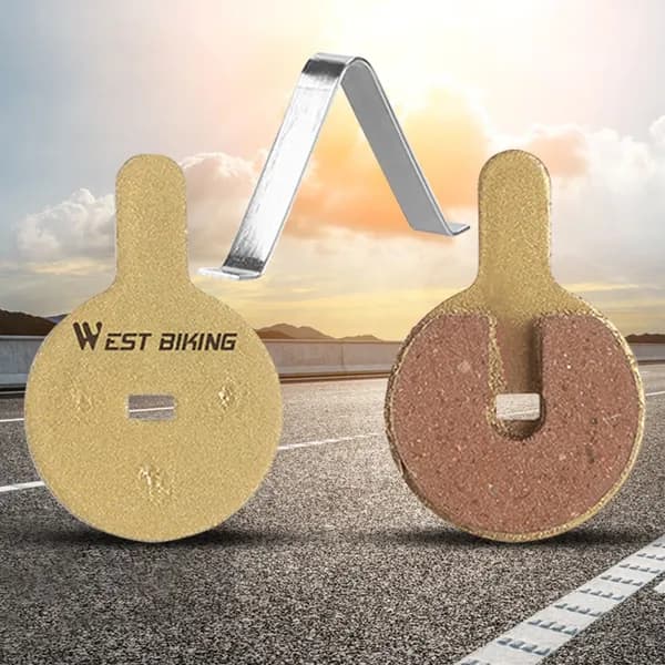 Тормозные колодки для велосипеда WEST BIKING, металлические, размер 33,5 22,5 мм