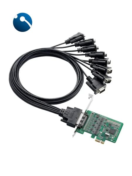 Плата 8-портовая MOXA CP-118EL-A w/o Cable, RS-232/422/485