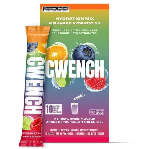 Изотоник Cwench Hydration Mix Rainbow Swirl / 10 порций мультифрукт (Срок годности 05/2027)