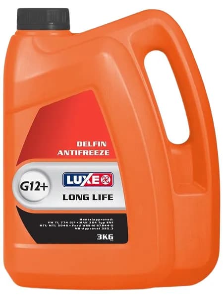 Антифриз красный LUXE RED LINE G-12+ (-40) 3кг