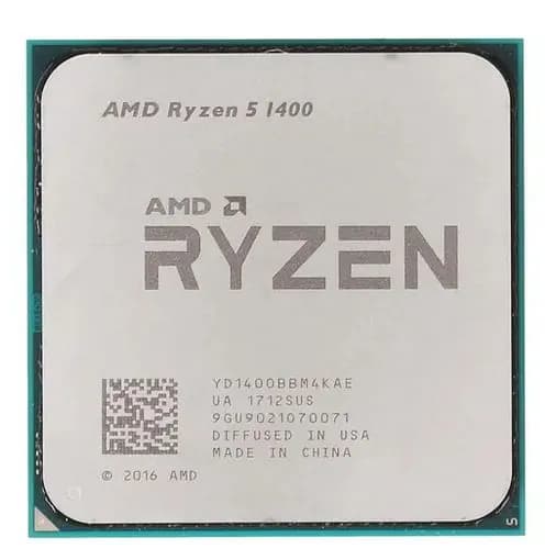 Процессор AMD Ryzen 5 1400 (YD1400BBM4KAE) OEM - AM4, 4 х 3.2 ГГц, L2 - 2 МБ, L3 - 8 МБ, 2хDDR4-2667 МГц, TDP 65 Вт