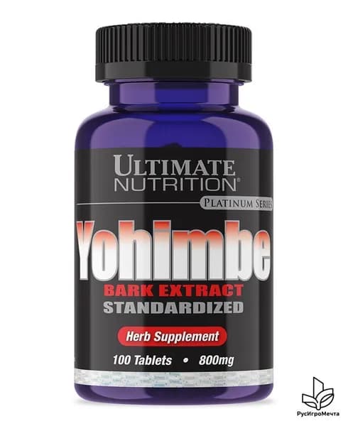Yohimbe Bark Extract 800 мг (100 таб)