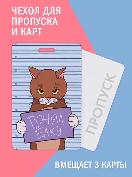 Бейдж для карт и проездного