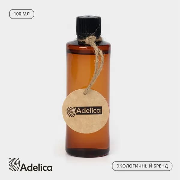 Adelica Масло для дерева, Полуматовое покрытие, 0.1 л, коричневый