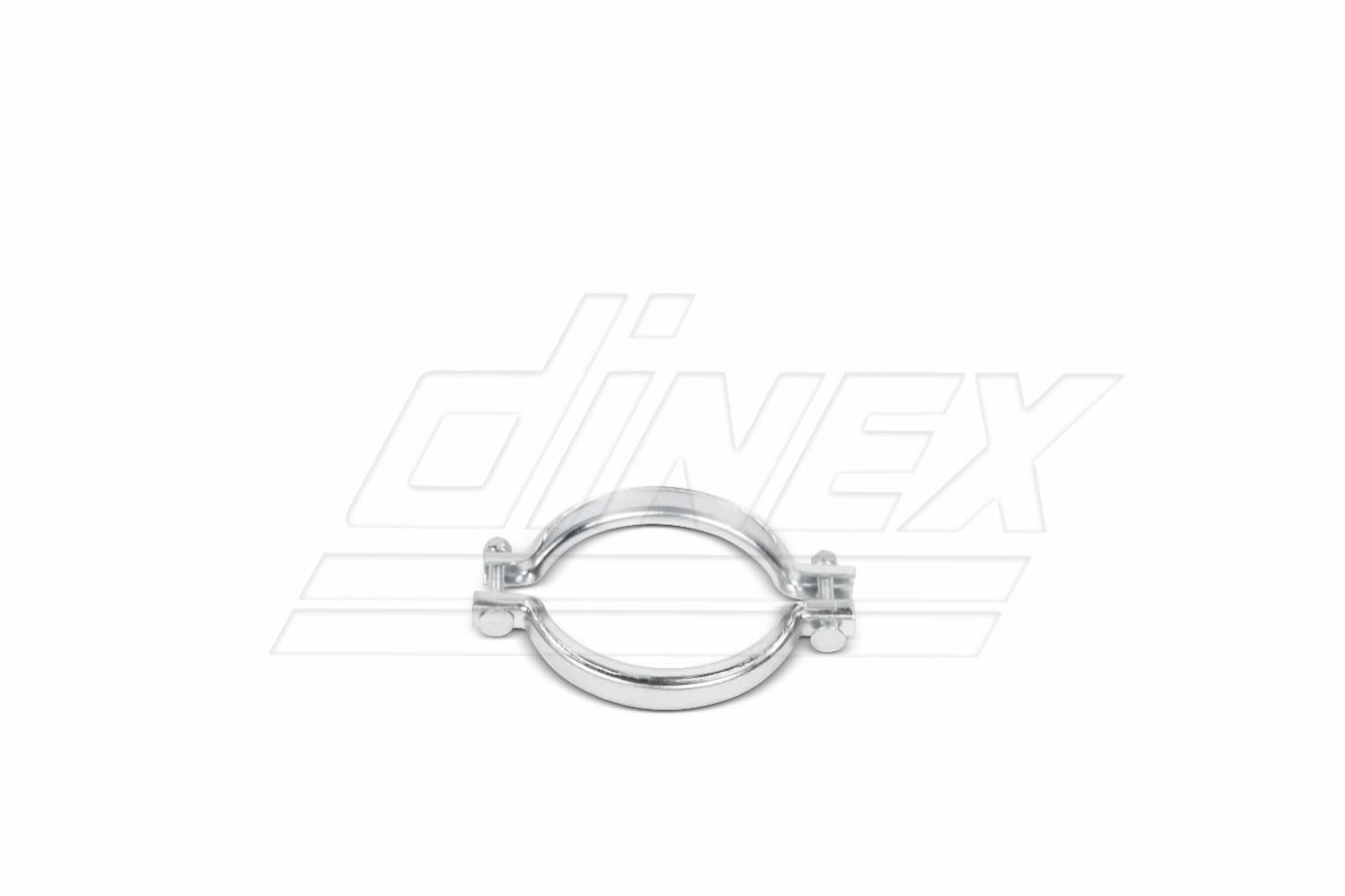 Хомут гофры глушителя D-120, 115 Scania 2-3, Volvo F, FL, N, NL 10, 12, 16, F, FL, FM 7, FLC (Dinex)