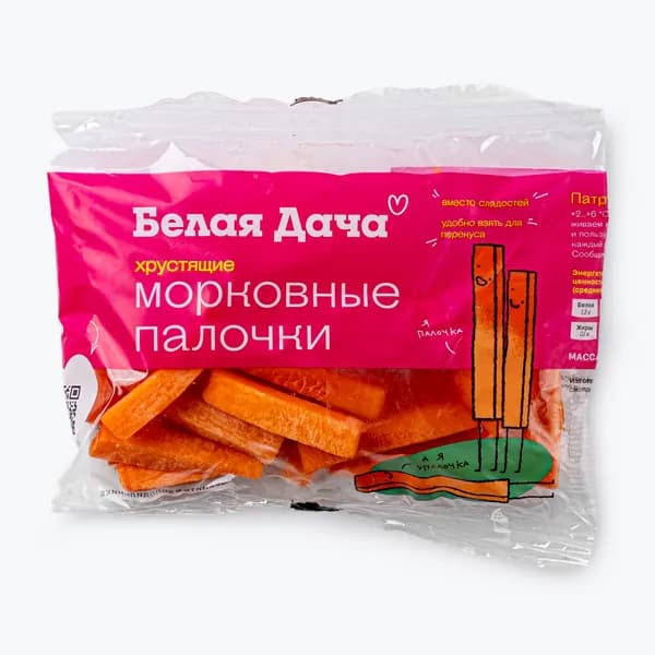 Морковные палочки Белая Дача, 80 г