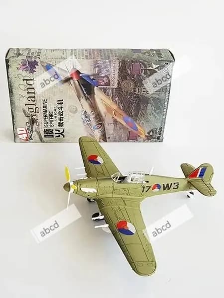 Масштабная модель истребителя Харрикейн 1:48 для военной симуляции: 4D-сборка с пропеллером, 1 комплект