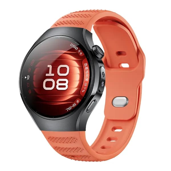 Спортивный силиконовый ремешок Для Huawei Watch 5 42mm, Форма в горошек, Водонепроницаемый ремешок