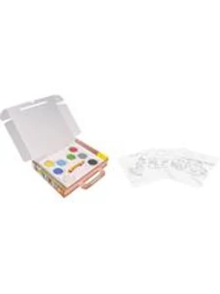 JOVI Bastelset Play & Fun Sand Painting Kit Transport набор для рисования песком