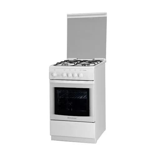 Газовая плита Deluxe ELECTRONICS 506040.05г(кр) ШхГхВ 50x60x85,термометр, система газ-контроль духового шкафа.белая