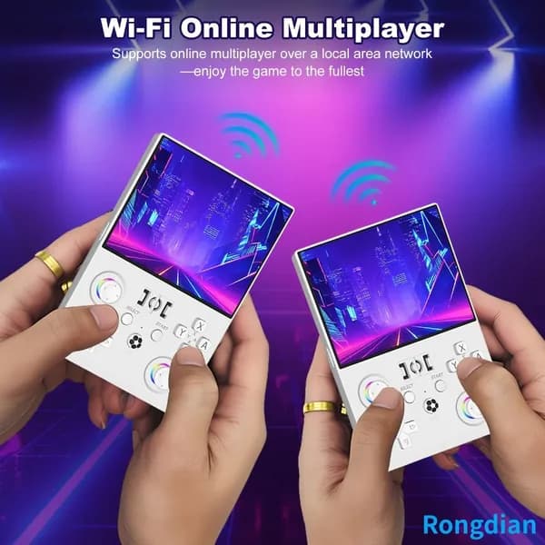 Портативная игровая консоль R36MAX2 с экраном 4,5 дюйма, Linux-системой и аккумулятором 4000 мА ч