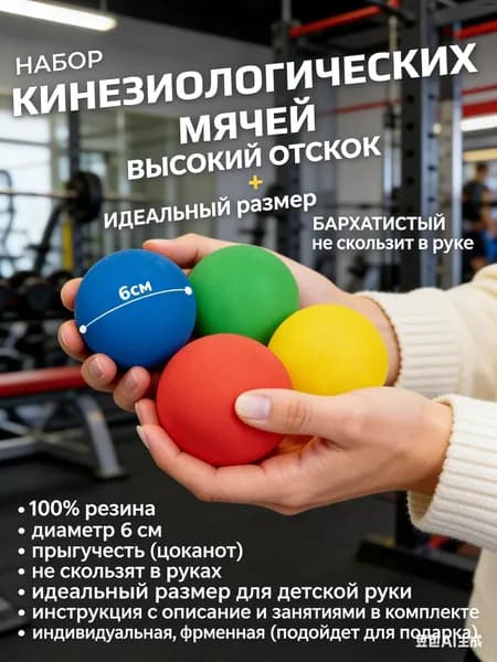 Спортивный массажный мяч