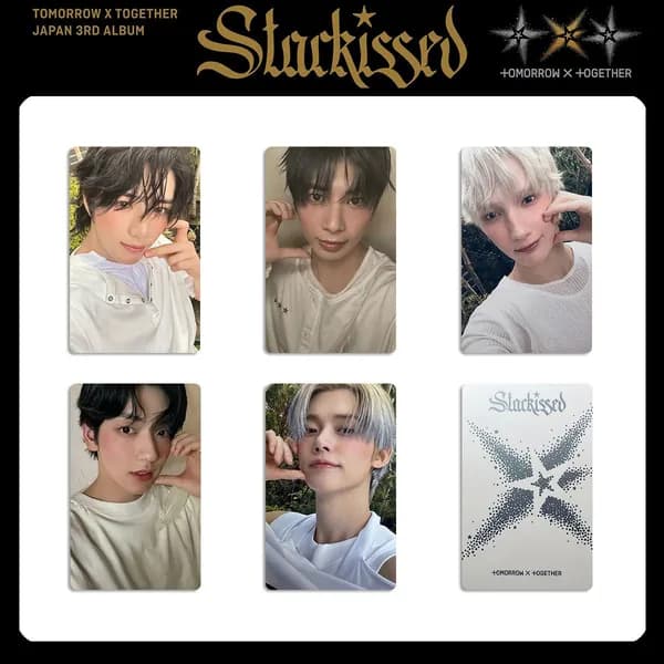 Карточки TXT LUCKYDRAW Коллекционная карточка Фотокарточки 5.4*8.6cm 5 шт