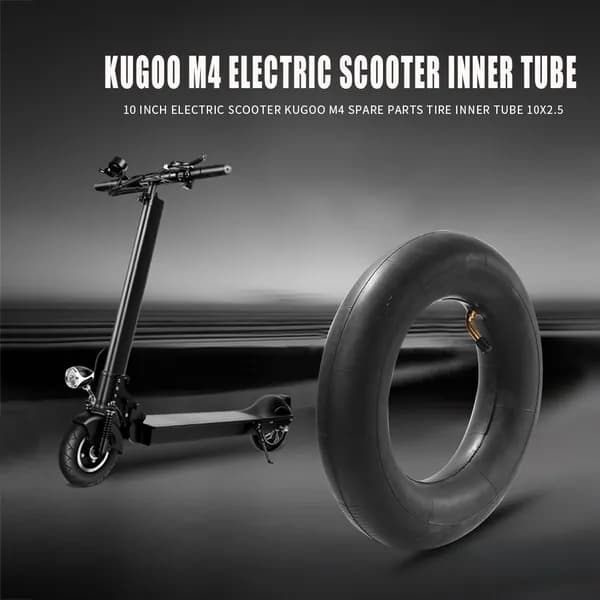 Запасная камера для электросамоката Kugoo M4, 10 дюймов, с изогнутым клапаном
