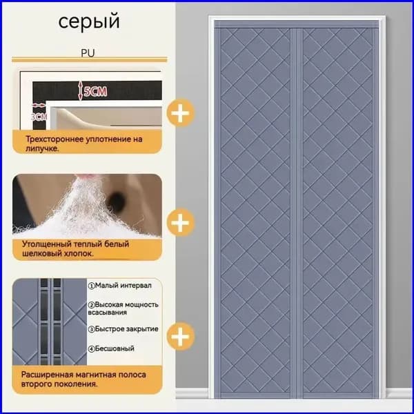 Дверь межкомнатная, Полиэстер с ПВХ покрытием, 900x2200, Глухая