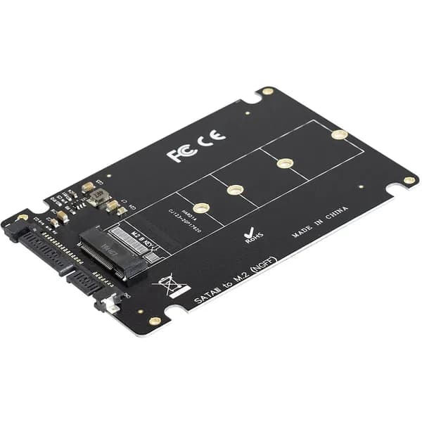 Плата расширения M.2 B key -> 2.5" SATA ExeGate EXE-527 (для установки SSD M.2 в отсек 2.5")