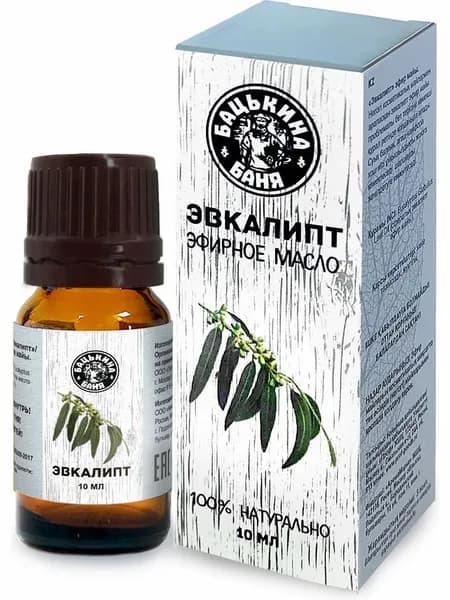 Эфирное масло Бацькина баня Эвкалипт, 10мл