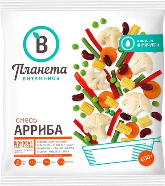 Овощная смесь Арриба Планета Витаминов 400г