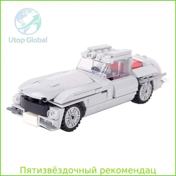 Конструктор "Ретро Автомобиль 2" из ABS-пластика, 260 деталей - Детализированная модель 1:24 для сборки, коллекционный декор