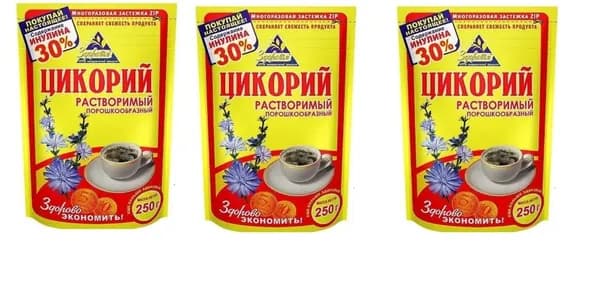 Здоровье Цикорий порошок, 250г, 3шт