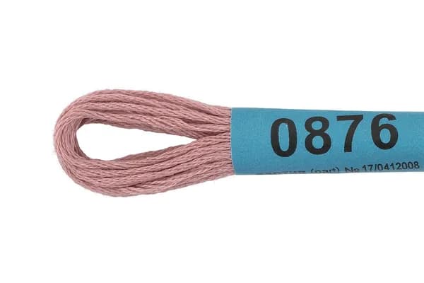 Мулине Gamma 0876 грязно-розовый 1 моток