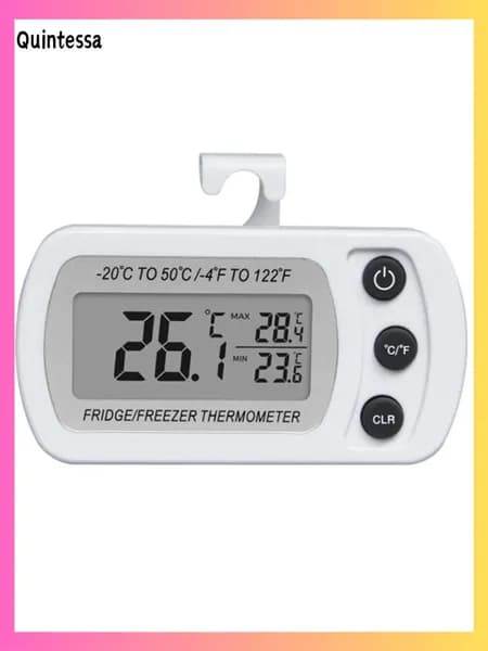 Цифровой Термометр Для Морозильной Камеры Home Electronic С LCD-Дисплеем Водонепроницаемый Холодильника