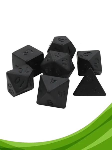 Набор из 7 полиэдрических игральных костей