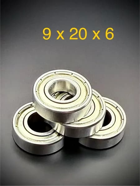 4 Штуки !!! Подшипник 699 (9х20х6) однорядный радиальный