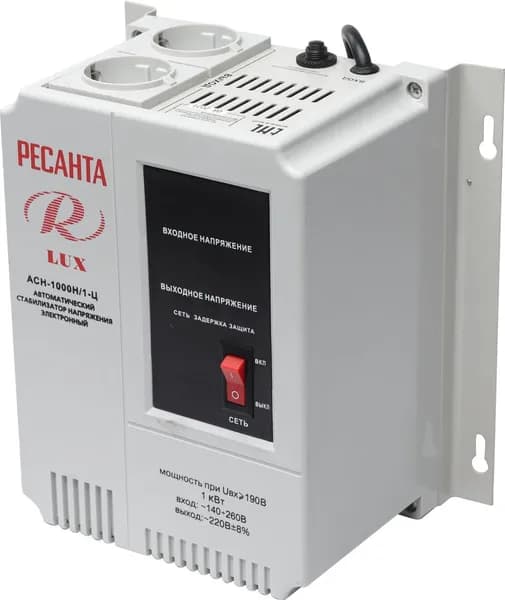 Стабилизатор напряжения Ресанта LUX АСН-1000Н/1-Ц 1000 Вт, настенный