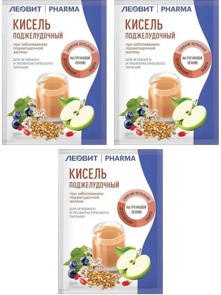 pharma кисель поджелудочный 20гр 3 шт