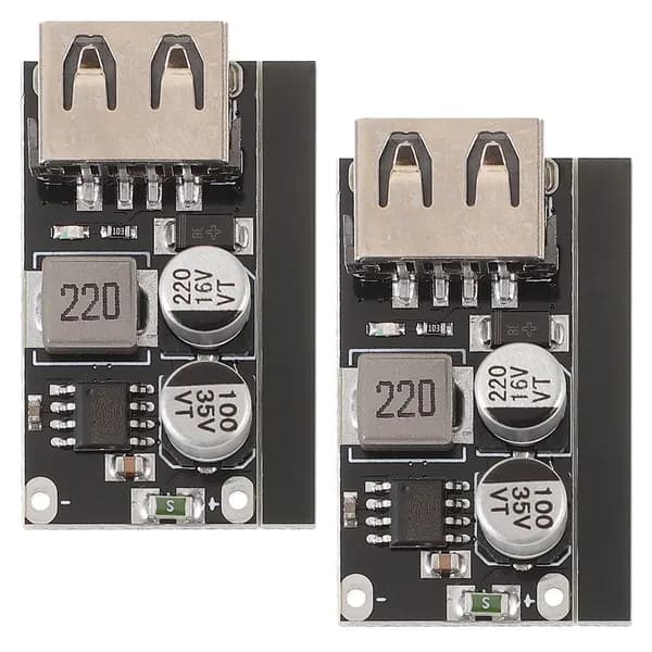 Понижающий регулятор напряжения на pcb с usb 3.0, модуль быстрого заряда для домашних устройств, 2 шт