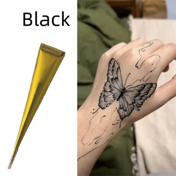 Конус с пастой хны