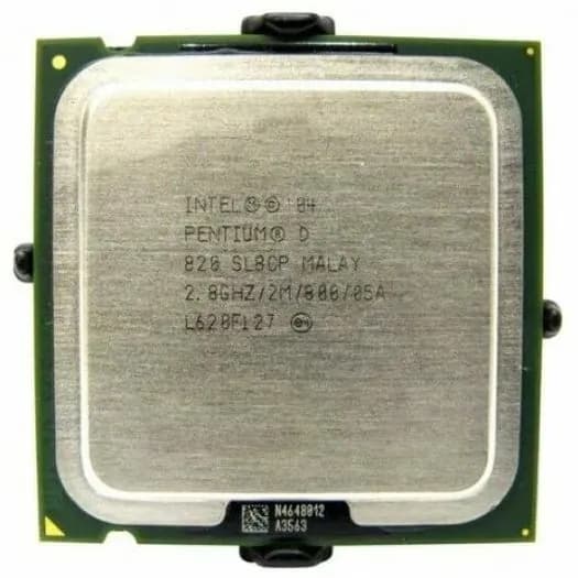 Процессор Intel Pentium D 820 (HH80551PG0722MN) OEM - LGA 775, 2 x 2,8 ГГц, L2 - 2048 КБ, DDR3, TDP 95 Вт